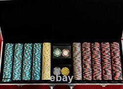 Paulson Top Hat and Cane Poker Chips Home Set 724 Chips Private Card-Room
