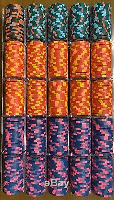 Paulson WTHC Cash set 500 Poker Chip Set World Top Hat & Cane Rare