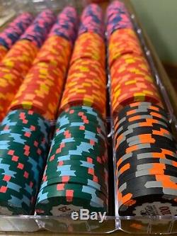 Paulson WTHC Cash set 500 Poker Chip Set World Top Hat & Cane Rare
