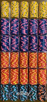Paulson WTHC Cash set 600 Poker Chip Set World Top Hat & Cane