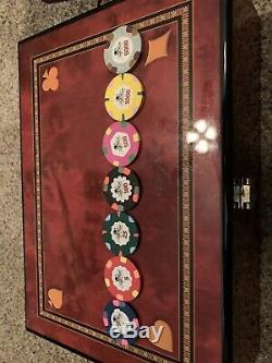 Paulson WTHC Cash set 765 Poker Chip Set World Top Hat & Cane Rare
