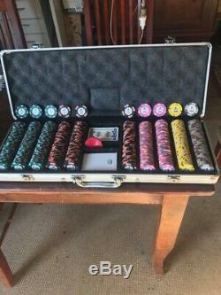 Paulson WTHC World Top Hat And Cane 500 Piece Poker Chip Set
