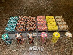 Paulson World Top Hat & Cane Chip set. Casino Grade Poker Chips SUPER RARE