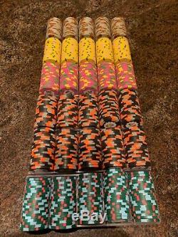 Paulson World Top Hat & Cane Chip set. Casino Grade Poker Chips SUPER RARE