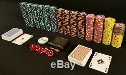 Paulson World Top Hat & Cane Poker Tournament Beautiful Chip Set Discontinued