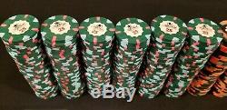 Paulson World Top Hat & Cane Poker Tournament Beautiful Chip Set Discontinued