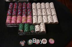 Paulson poker chip set Casino Aztar