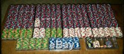 Paulson poker chips 1,841 Mega set