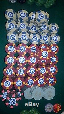 Paulson poker custom asm clay poker chips poker cash game set