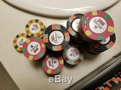 Paulson style Classic poker chips (set of 500)