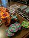 Paulson top hat and cane poker chips. Classic set very rare. Great condition
