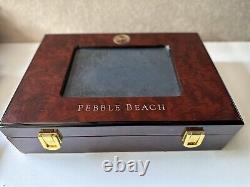Pebble Beach Poker Chip Set with case