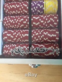 Phil Hellmuth, Jr. Signature Series Poker Set Great Shape Top Quality
