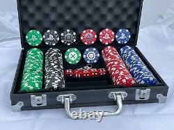 PlayStation Logo Texas Hold'Em 200 Poker Chip Set Rare Unique Sealed GREAT GIFT