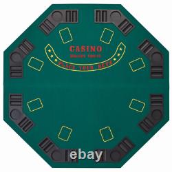 Poker-Blackjack Table Top, 500Ct Texas Hold'Em Dice Poker Chip Set