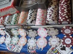 Poker Chip Dice Edge Dice Stripe Tournament Set