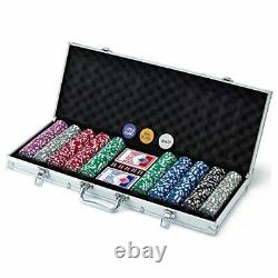 Poker Chip Set 500(11.5 Gram Chips, Cards, Dices, Buttons and Aluminum Case)