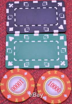 Poker Chip Set 500 Chips + Plaques