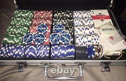 Poker Chip Set Ac Delco Metal Case? With Cards