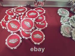 Poker Chip Set Las Vegas with Aluminum Case Clay Style Chip FREE SHIPPING