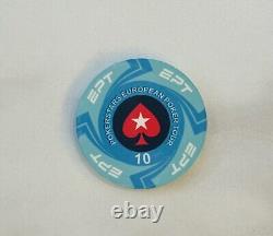 Poker Chip set 100 POKERSTARS EPT Ceramic Chips, 100 pieces with case