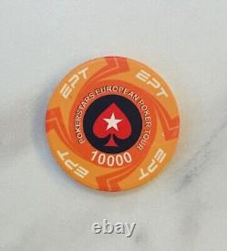 Poker Chip set 100 POKERSTARS EPT Ceramic Chips, 100 pieces with case