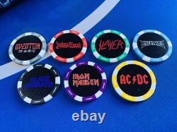 Poker Chips 500pcs Build Your Set (Rock Bands) 11.5g