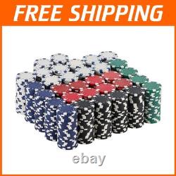 Poker Chips 800pc Set for Texas Holdem & Roulette
