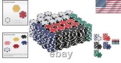 Poker Chips 800pc Set for Texas Holdem & Roulette