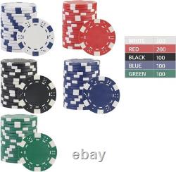 Poker Chips 800pc Set for Texas Holdem & Roulette