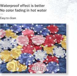 Poker Chips 800pc Set for Texas Holdem & Roulette