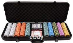 Poker Chips Clay Poker Chips Set 13.5g 500 Piece Crown Casino Poker Set w