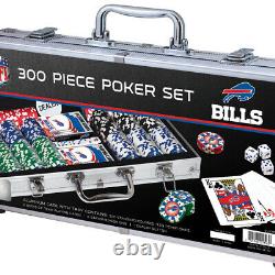 Poker Chips Set 300Pc Buffalo Bills 300Pc Poker Set