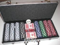 Poker Chips Set 400 Piece Aluminum Case 11.5 Gram