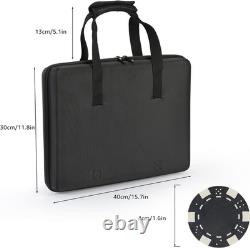 Poker Chips Set, 500 Pcs Poker Chips for Texas Holdem, Blackjack Poker Games, Poke