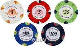 Poker Chips Set 500Pc Monaco Casino 13.5G Clay Poker Chips Set Strong Aluminum