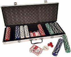 Poker Chips Set Casino 500 Pcs Casino Style Poker Chips Set in Aluminium Case