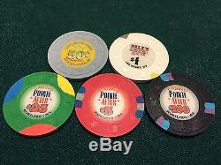 Poker Chips Set, Casino Quality Made By Paulson, 489 Count