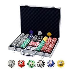 Poker Chips with Numbers, 500PCS Poker Chip Set with 500 Pcs with Numbers