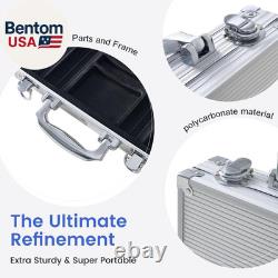 Poker Chips with Numbers, 500Pcs Poker Chip Set with Aluminum Travel Case, 11.5 Gr