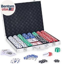 Poker Chips with Numbers, 500Pcs Poker Chip Set with Aluminum Travel Case, 11.5 Gr Poker Chips with Numbers, 500Pcs Poker Chip Set with Aluminum Travel Case, 11.5 Gr