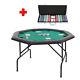 Poker Combination Folding Poker Table Top Poker Table Poker Set with Chip