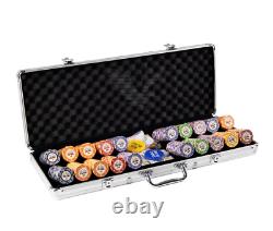 Poker Set 500 Pcs Ceramic Chips With Case