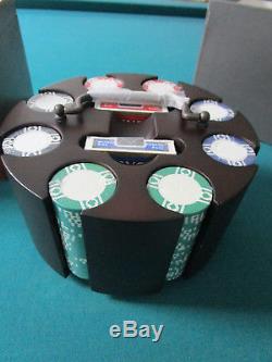 Poker Set By Restoration Hardware Nib Leather Box