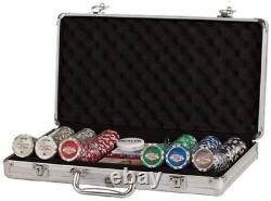 Poker Set in Aluminum Case with 300 (11.5 Gram) Las Vegas Style Chips