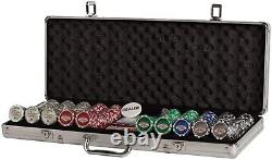 Poker Set in Aluminum Case with 500 (11.5 Gram) Las Vegas Style Chips