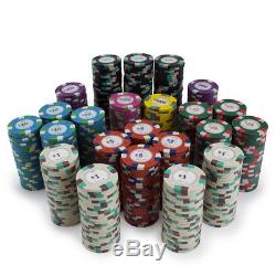 Poker Supplies 600ct Claysmith Gaming Poker Knights Chip Set in Aluminum