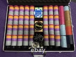 Poker Tournament Set Aztec 2.0 (948 Ceramic Chips) Read Descripcion! No Case
