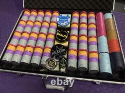 Poker Tournament Set Aztec 2.0 (948 Ceramic Chips) Read Descripcion! No Case