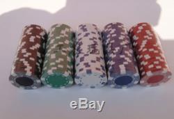Poker chip 50pcs/set to fichas de casino chips maleta de fichas jogoTexas casino